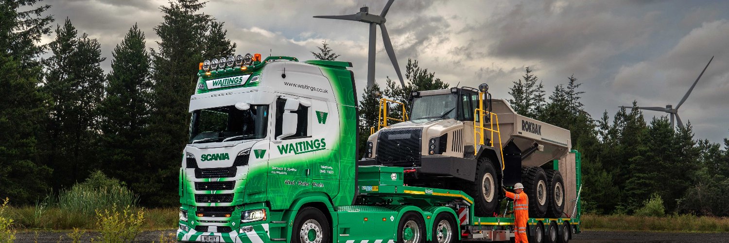 Scania UK's banner
