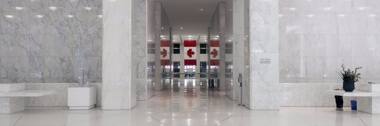 First Canadian Place banner