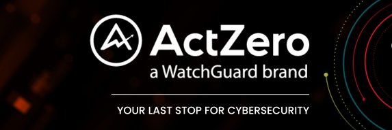 ActZero, a WatchGuard Brand banner