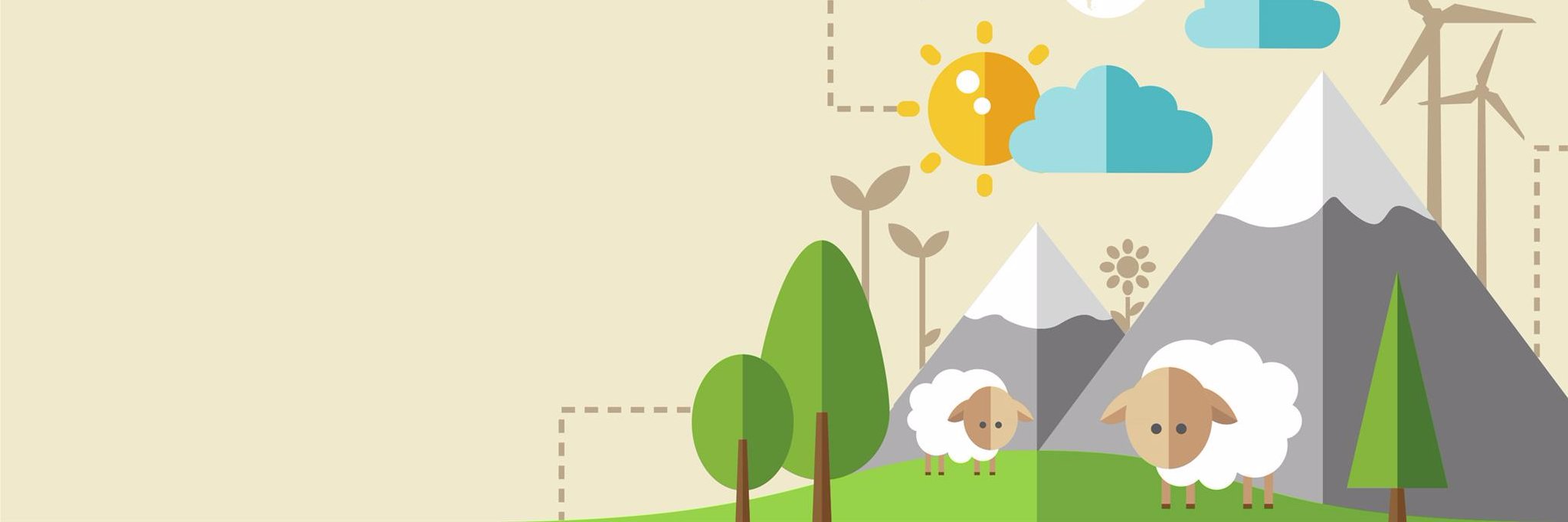 Green development banner