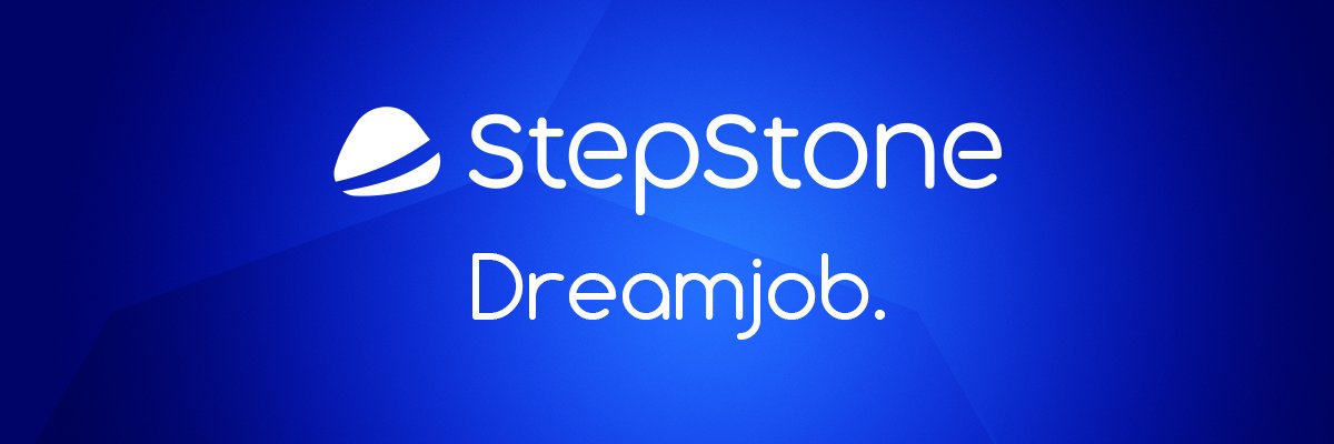 Tom de StepStone banner