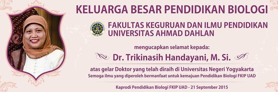 Pend Biologi UAD banner