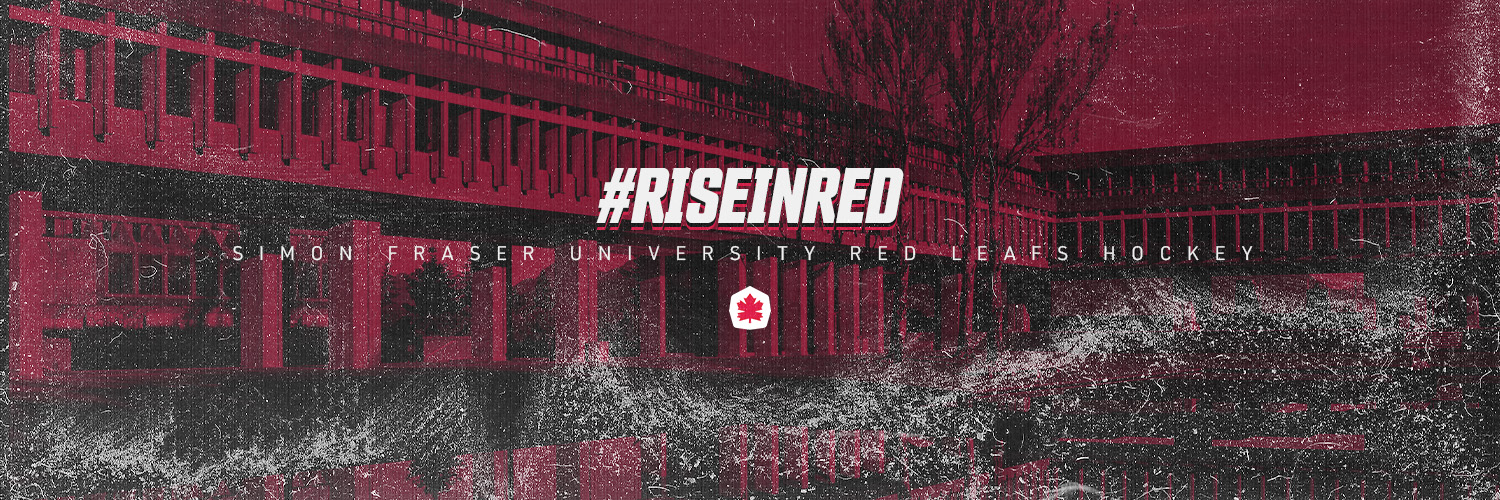 SFU Red Leafs Hockey Profile Banner