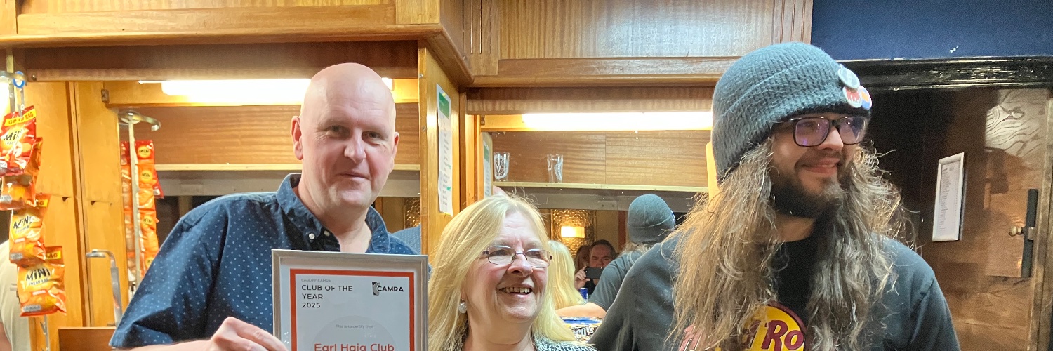 Cardiff CAMRA Caerdydd banner