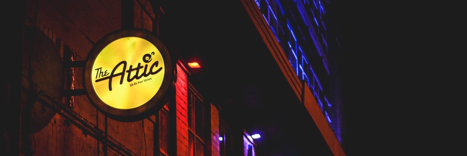 The Attic Liverpool banner