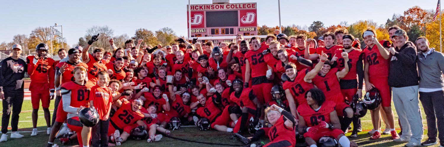 Dickinson Football banner