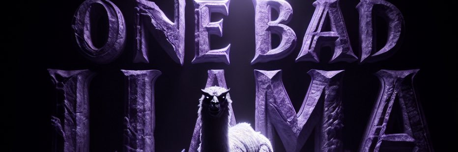 One Bad LLama banner