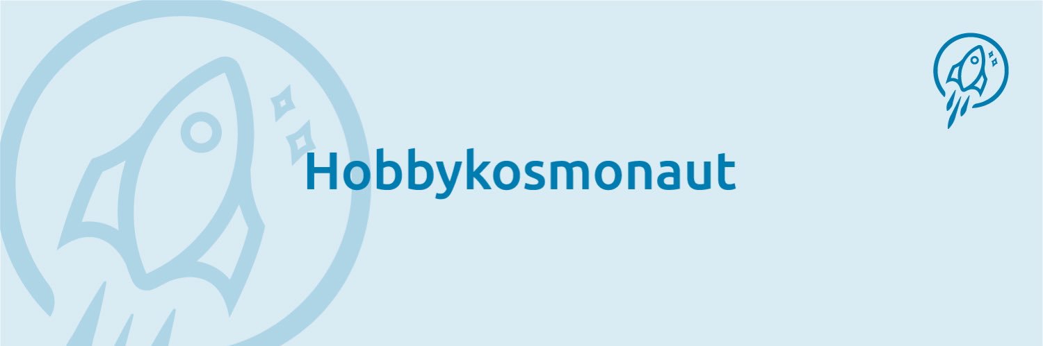 Hobbykosmonaut banner