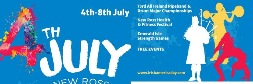 Irish America Festival banner