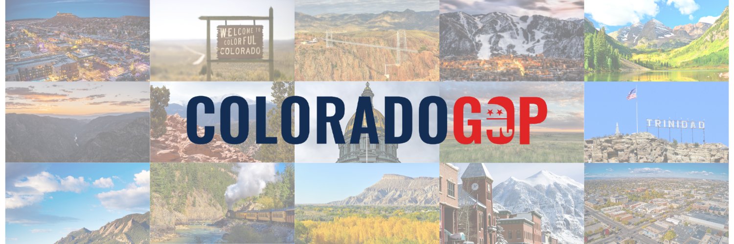 Colorado Republican Party's banner