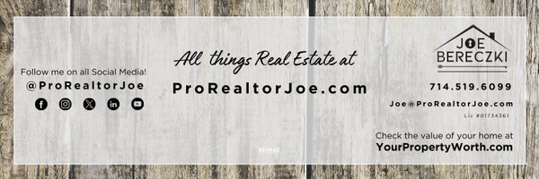 ProRealtorJoe Profile Banner