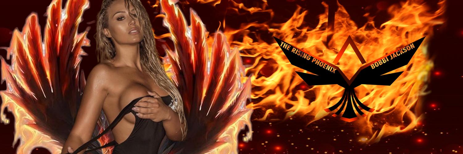 "The Rising Phoenix" Bobbi Jackson banner