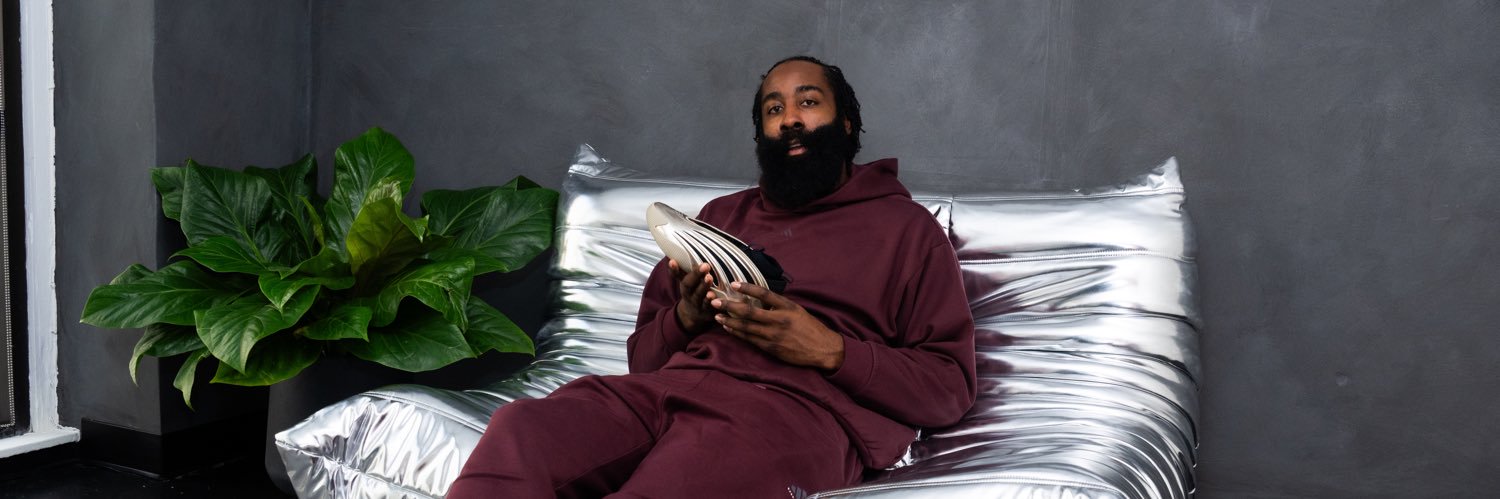 James Harden's banner