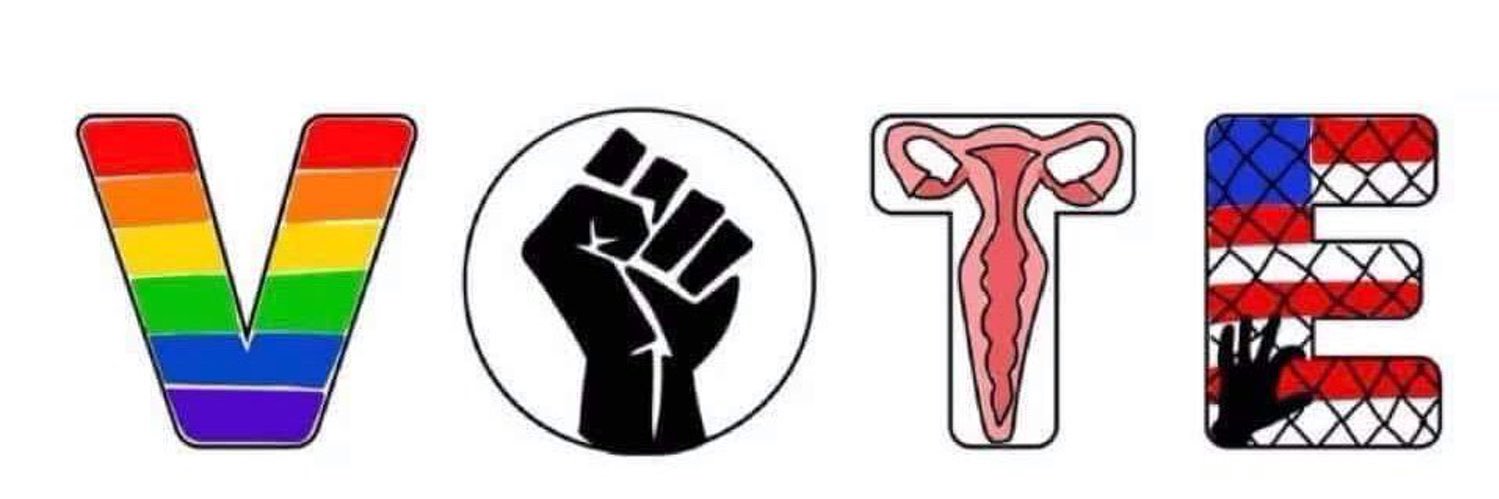 Pamala, Dog Loving mom 🌈🐶💙🏳️‍🌈🇺🇦🟧🟦 banner