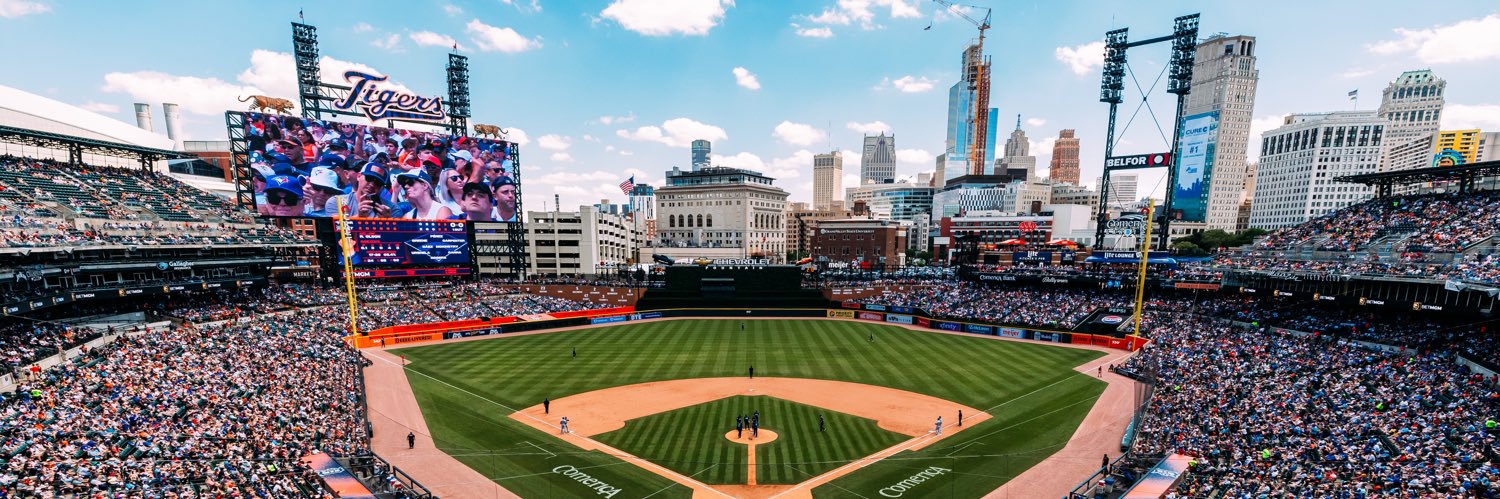 Comerica Park banner
