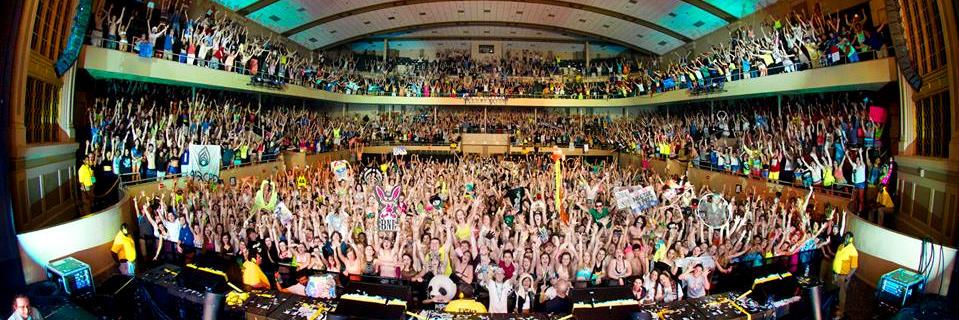 Township Auditorium banner