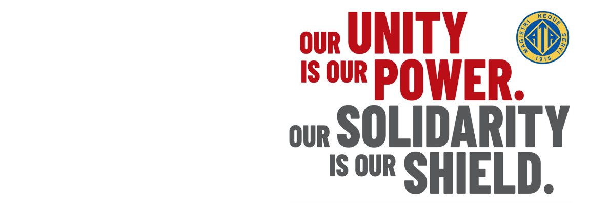 Calgary Catholic Teachers ATA Local 55 banner