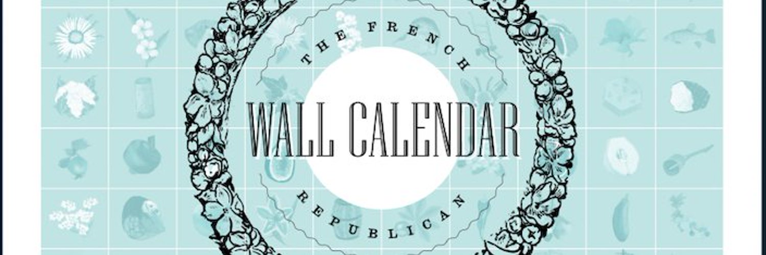 French Republican WALL Calendar Profile Banner