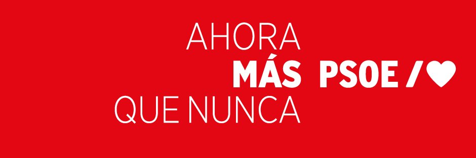 PSOE banner