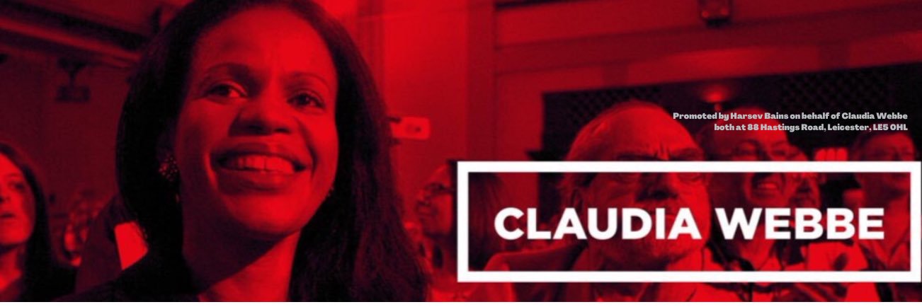 Claudia Webbe banner