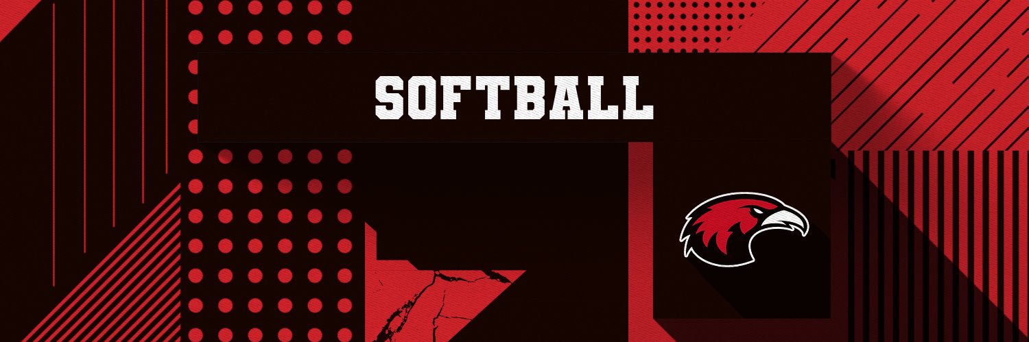 Red Hawks Softball banner