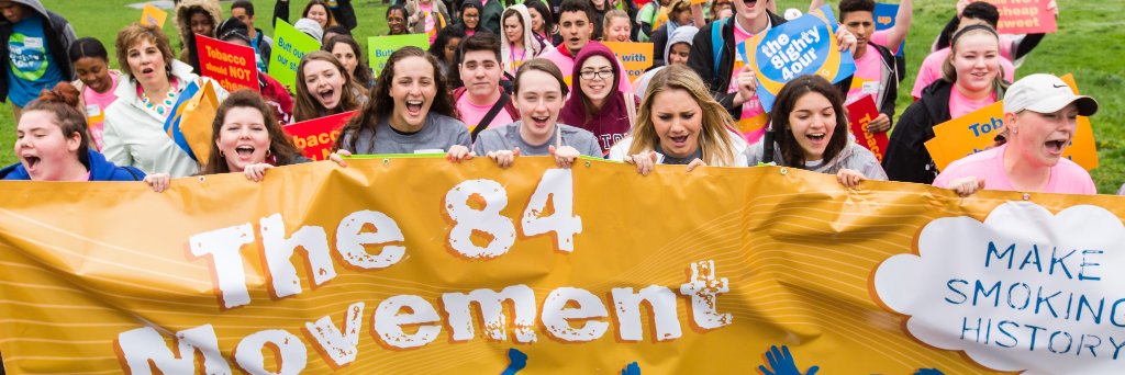 The 84 Movement banner