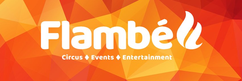 Flambé Circus banner