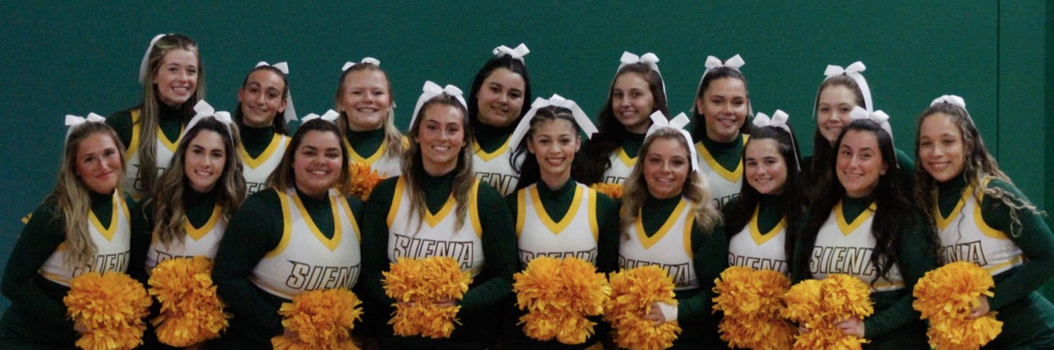 Siena Cheerleading banner