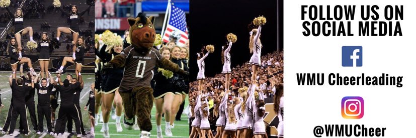 WMUBroncoCheer banner