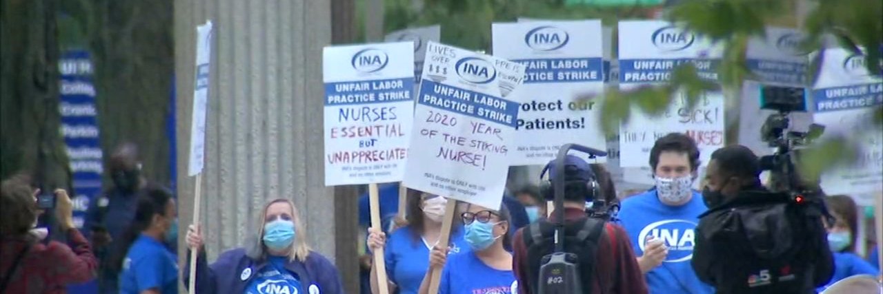 Illinois Nurses Association banner