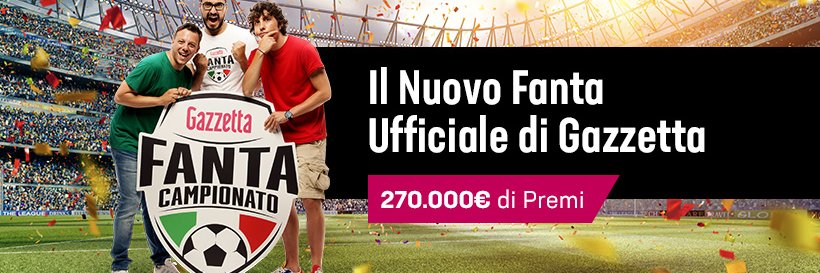 Fantacampionato Gazzetta banner