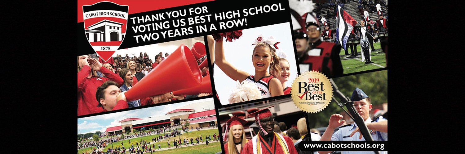 Cabot High School banner