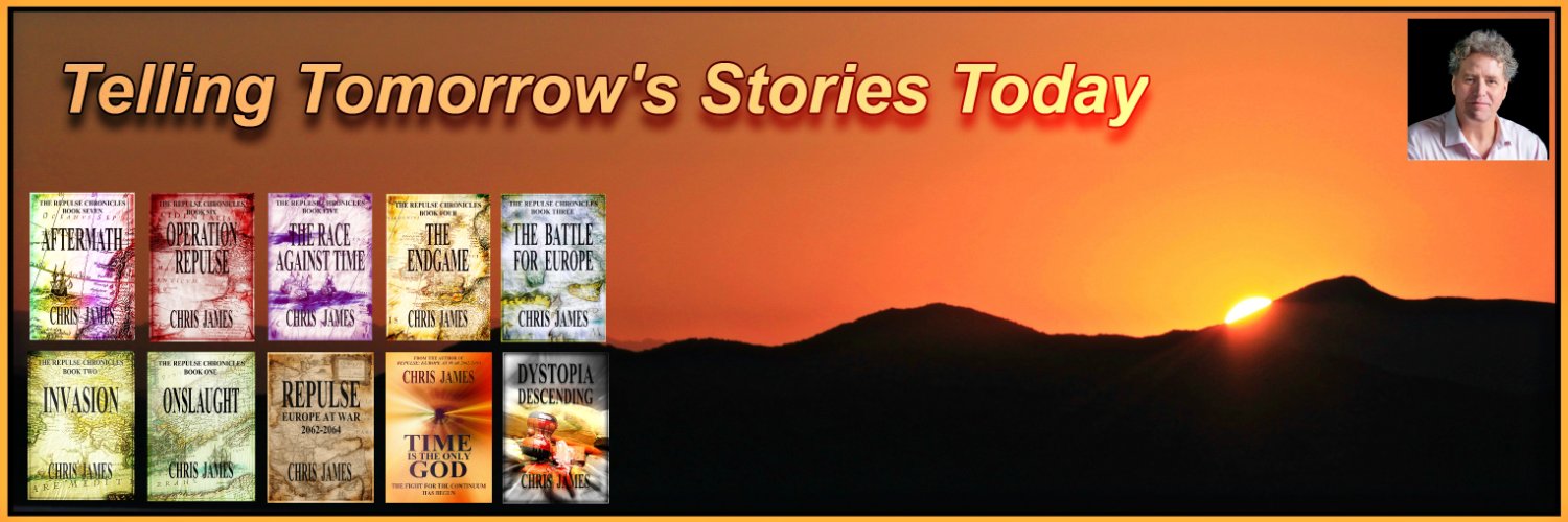 Chris James Author banner