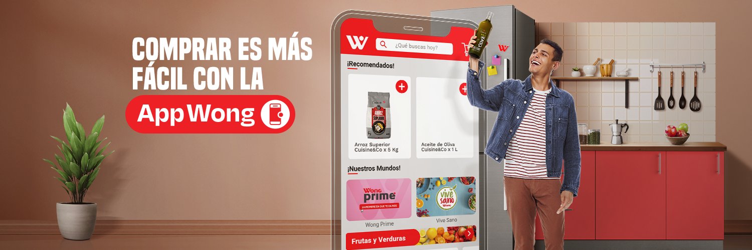 Supermercados Wong banner