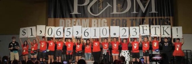 Purdue University Dance Marathon banner