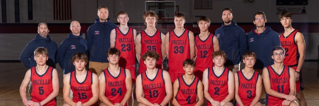 Pacelli Basketball banner