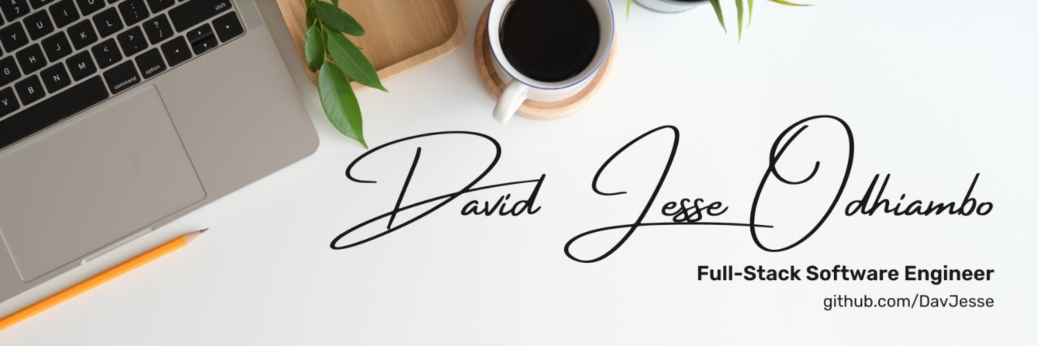 David Jesse Odhiambo banner