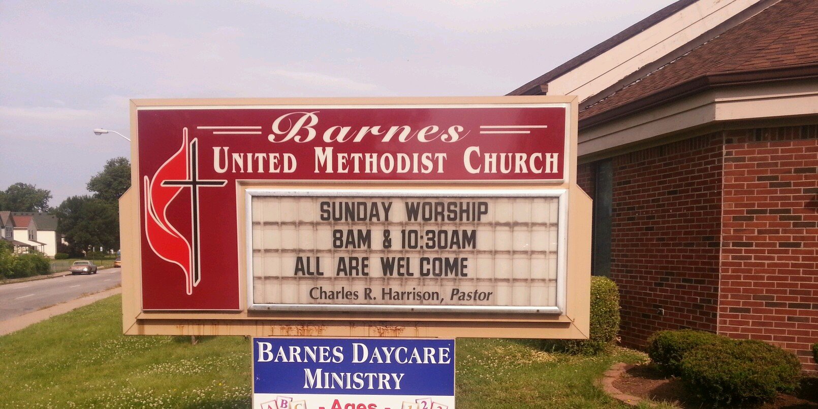 Rev Dr Charles Harrison's banner
