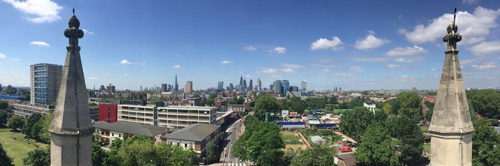 St Dunstan's Stepney banner