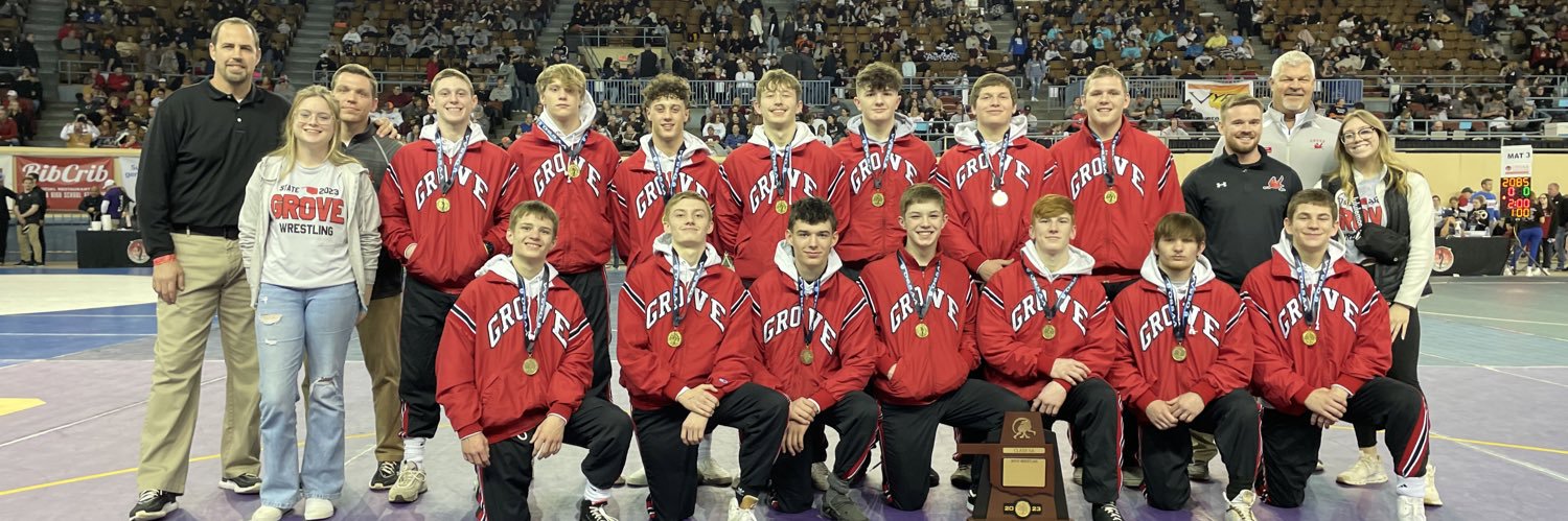 Grove Wrestling banner