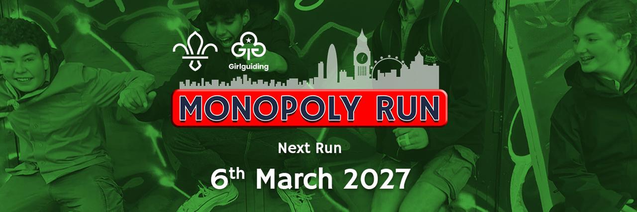 Monopoly Run 'Live' banner