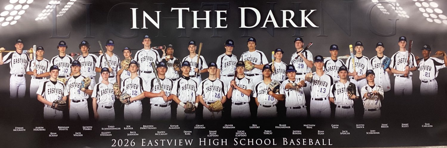 Eastview ⚡️ Baseball banner