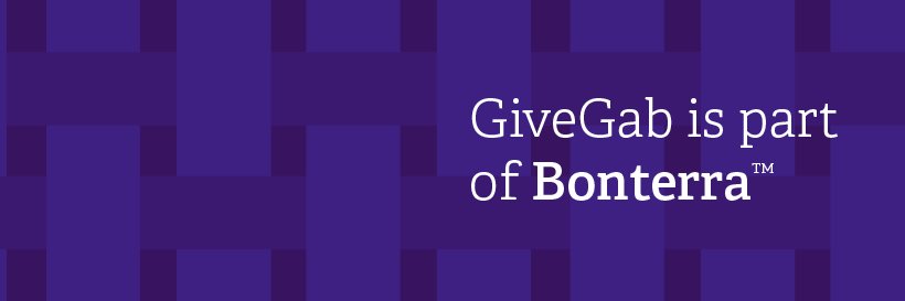 GiveGab is now Bonterra banner
