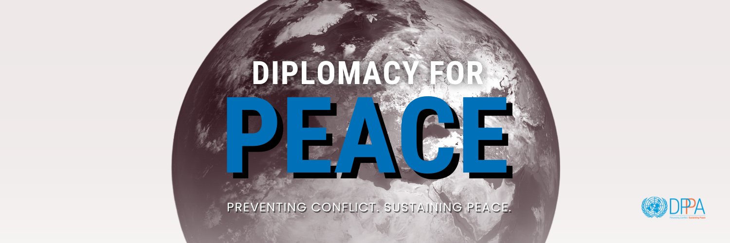 UN Political and Peacebuilding Affairs's banner