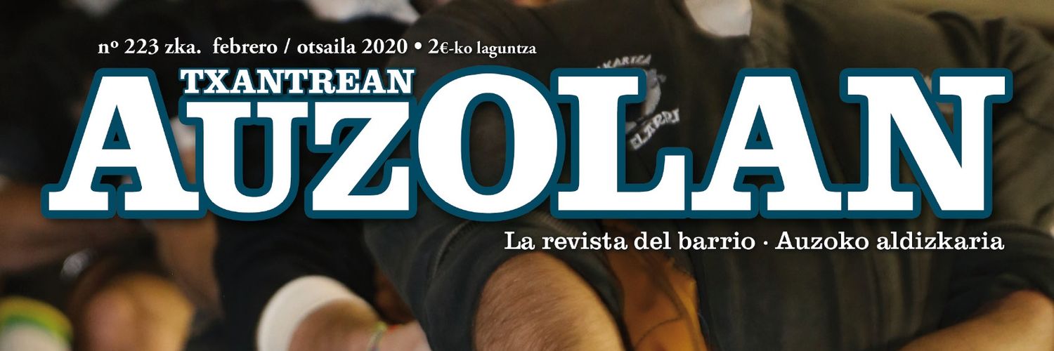 Txantrean Auzolan banner