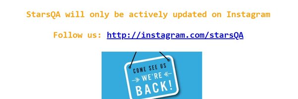 StarsQA Profile Banner