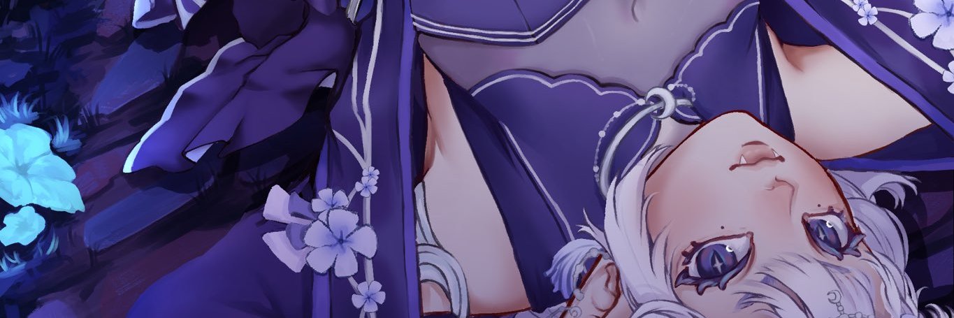 ‧₊ Mitsuki 🌙🪻⛩️​​​〔Seiso Oni Vtuber〕 banner