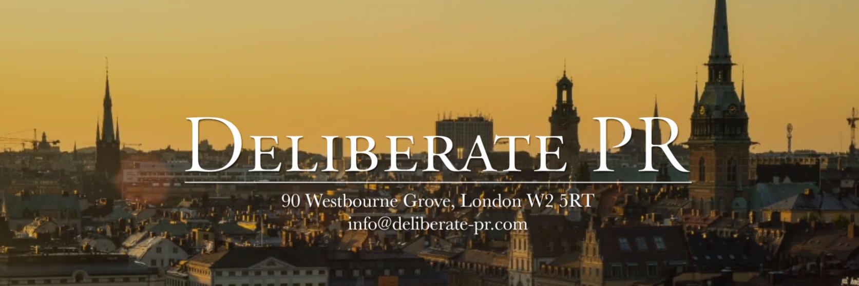 Deliberate PR banner