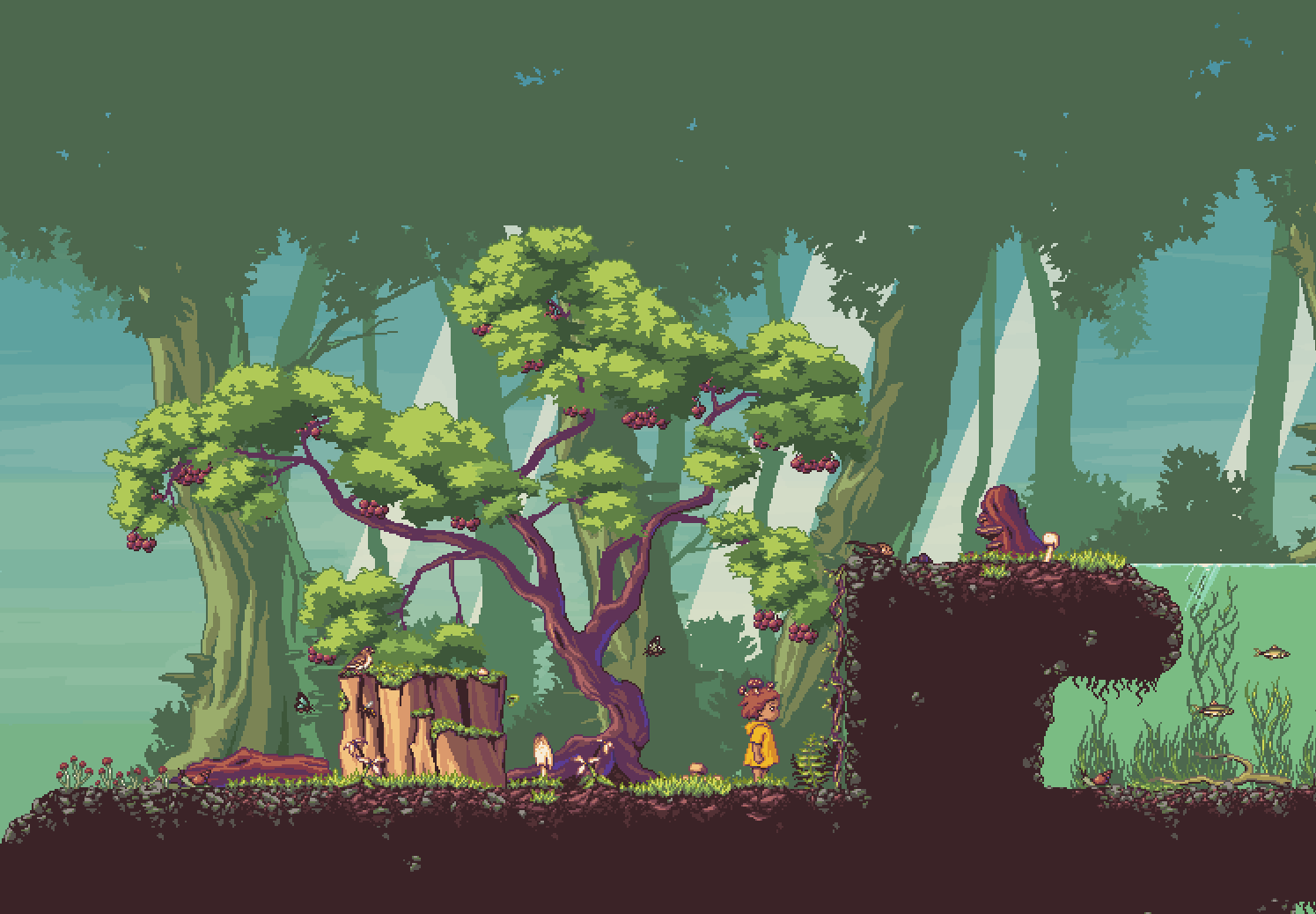 Root pixels. Мёртвое дерево пиксель арт. Джунгли пиксель арт. Пиксельные деревья. Root phone.