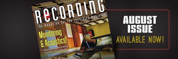 RecordingMag Profile Banner